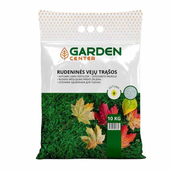 Podzimní hnojivo na trávník GARDEN CENTER, 10 kg
