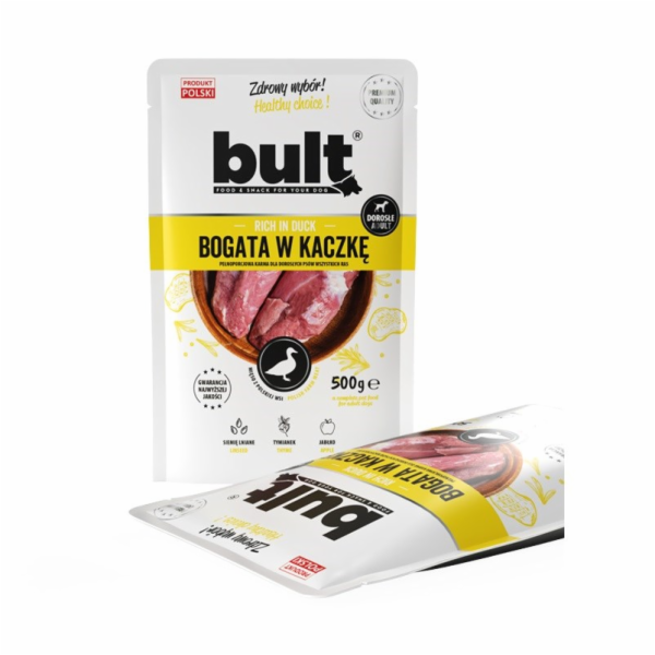 BULT Rich in duck - vlhké krmivo pro psy - 100g