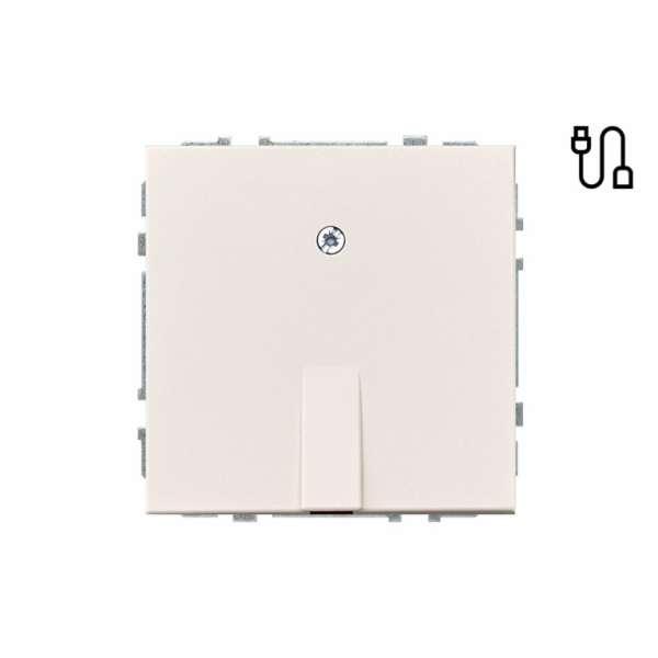 Kabelová zásuvka LIREGUS MODERN, matná písková barva