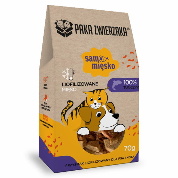 PAKA ZWIERZAKA Samo Mięsko Tuna - pamlsek pro psa - 70g
