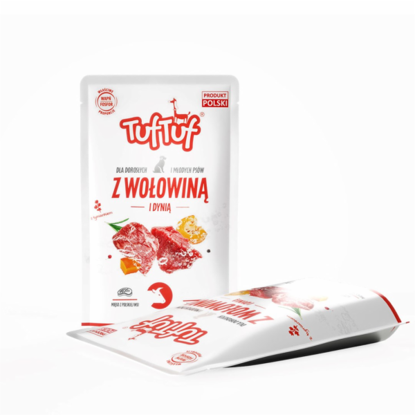 TUF TUF Beef with pumpkin - vlhké krmivo pro psy - 500g