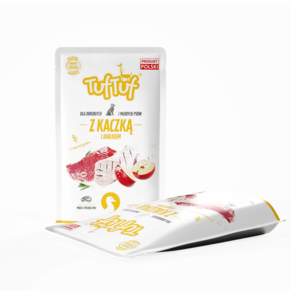 TUF TUF Duck Meal with Apple - mokré krmivo pro psy - 500g