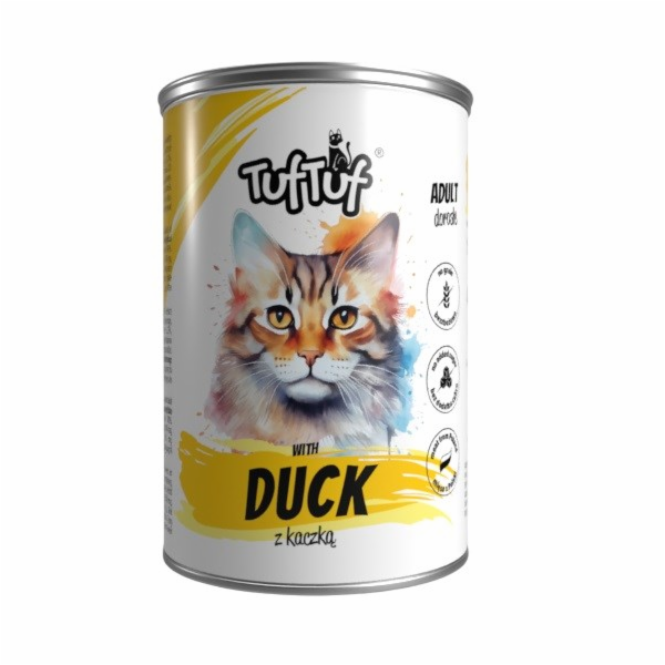 TUF TUF Meal s kachnou - mokré krmivo pro kočky - 400g