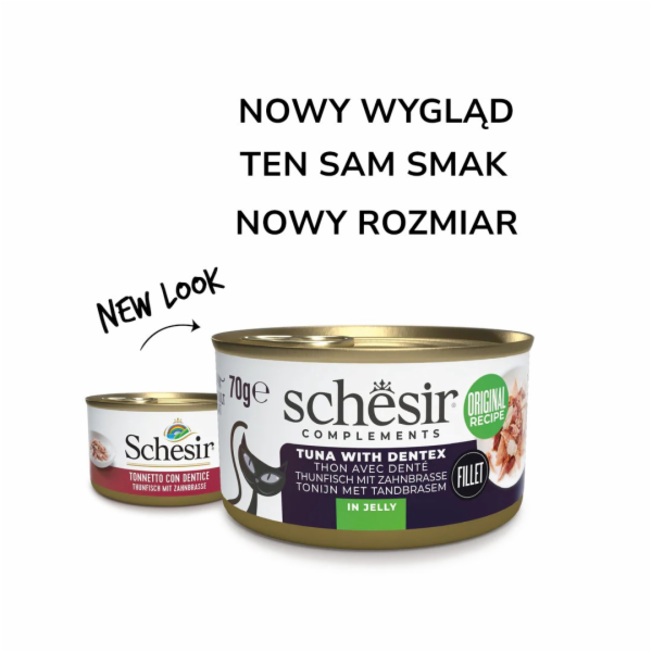 SCHESIR Oceanic Adult Tuna with Dentic - vlhké krmivo pro...