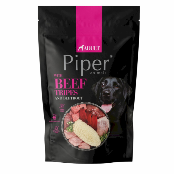 PIPER ANIMALS with beef tripes and beetroot - vlhké krmiv...