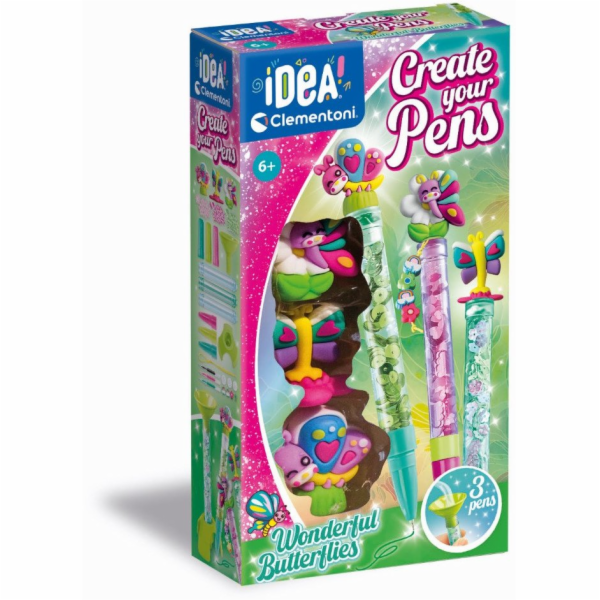 Kreativní sada Clementoni Butterfly Pens 18873