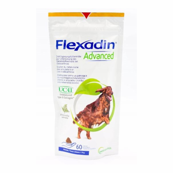 Vetoquinol Flexadin Advanced - kousnutí pro psy - 60 tablet