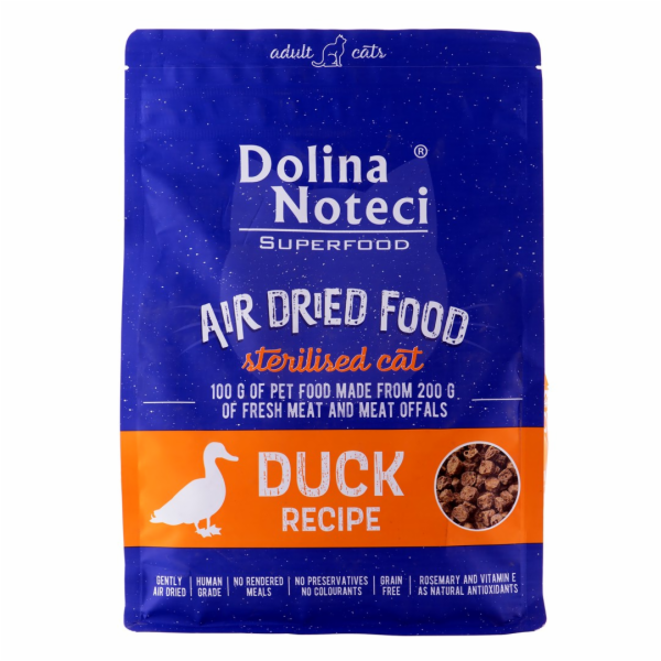DOLINA NOTECI Superfood Sterilised Cat Kachna - sušené kr...