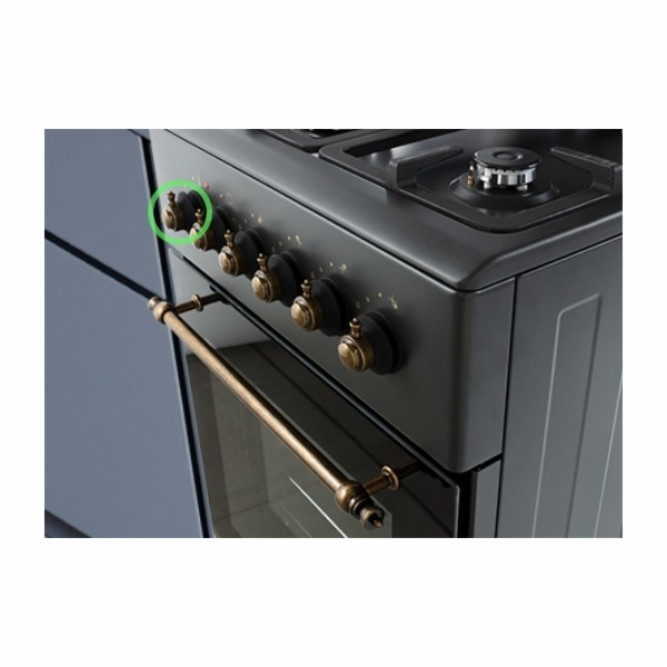 MPM MPM-56-KRM-13 Plynový/elektrický sporák Černá