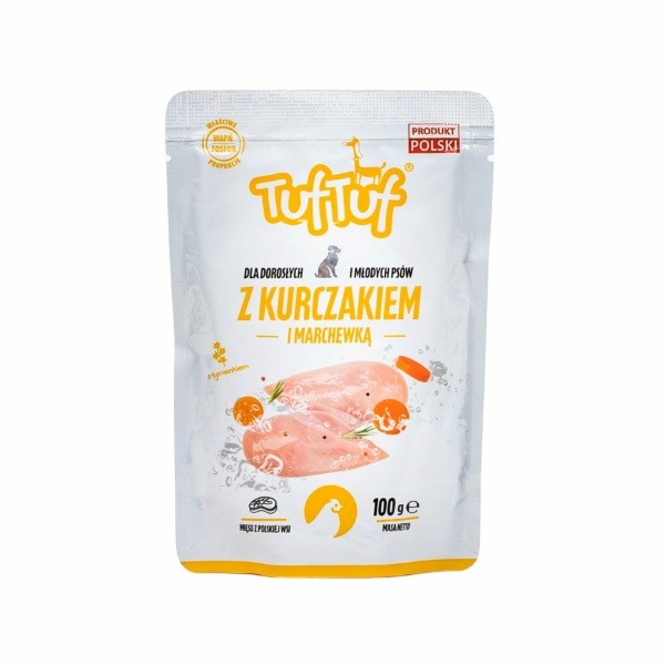 TUF TUF with chicken and carrot - vlhké krmivo pro psy - ...