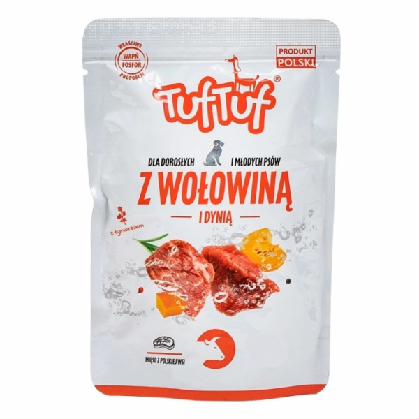 TUF TUF Minced beef with pumpkin - vlhké krmivo pro psy -...