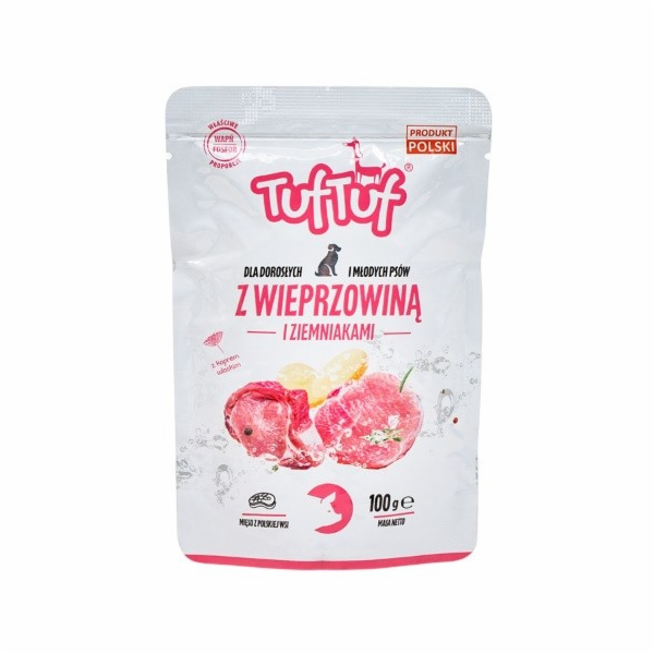 TUF TUF with pork and potatoes - vlhké krmivo pro psy - 100g