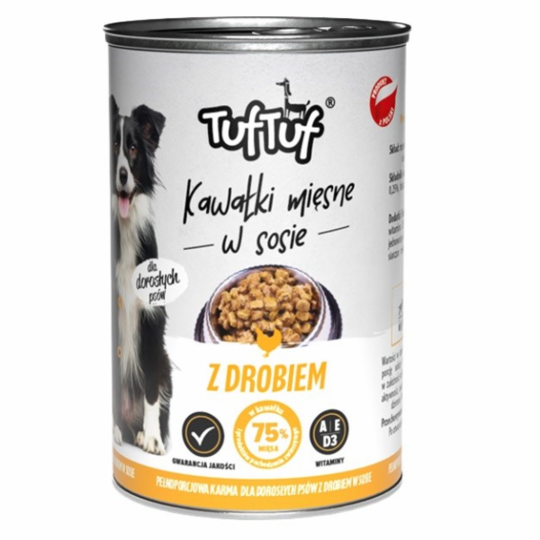 TUF TUF Meaty chunks with poultry - vlhké krmivo pro psy ...