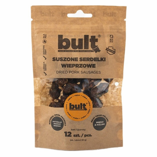 BULT Dried pork sausages - pamlsek pro psa - 12