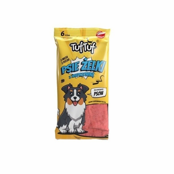 TUF TUF Dog gummies - pork stripes - pamlsek pro psa - 6