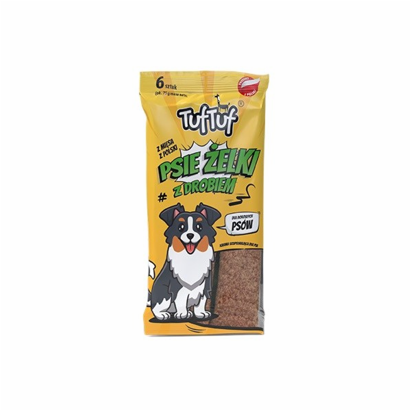 TUF TUF Dog gummies - poultry stripes - pamlsek pro psa - 6