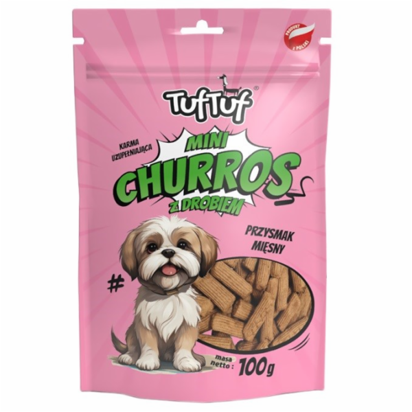 TUF TUF Mini Churros with poultry - pamlsek pro psa - 100g