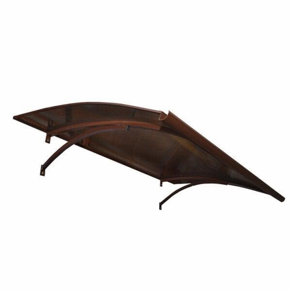 Stříška Starkedach 160x100x25cm, hnědý nátěr o tloušťce 6 mm