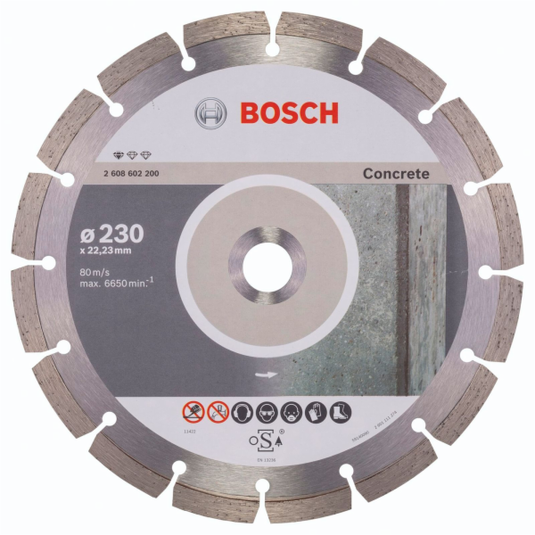 Bosch diamantový delící kotouc 230x22,23 Standard For Con...