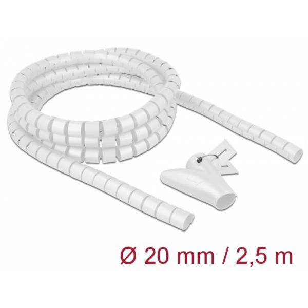 Spiralschlauch mit Einziehwerkzeug, 2,5 Meter x 20mm, Kab...