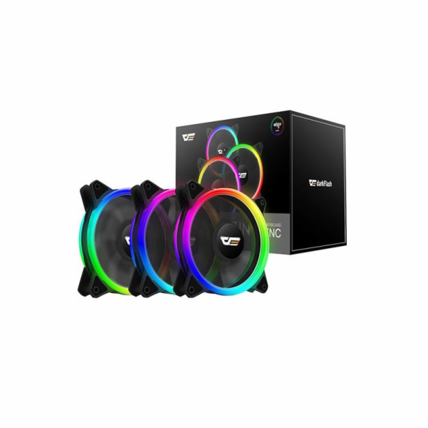 Sada počítačových ventilátorů ARGB Darkflash DR12 Pro 3v1...
