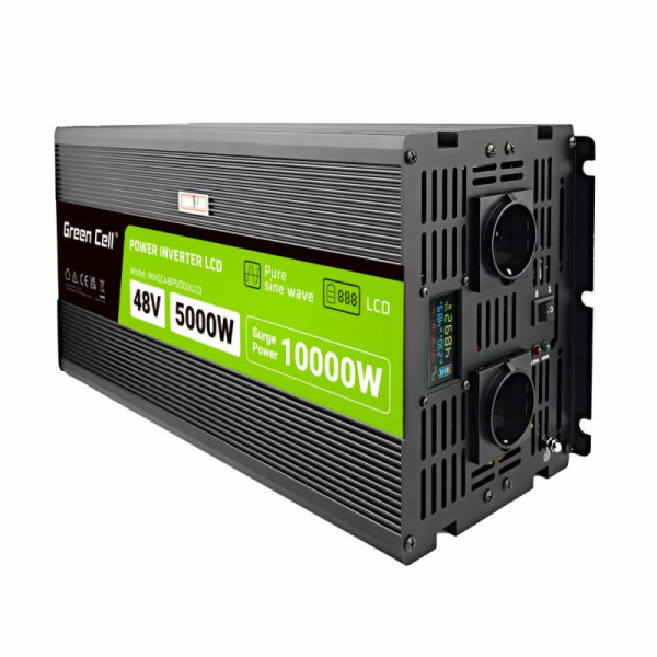 LCD měnič 48V 5000W/10000W Čistý sinus s displejem