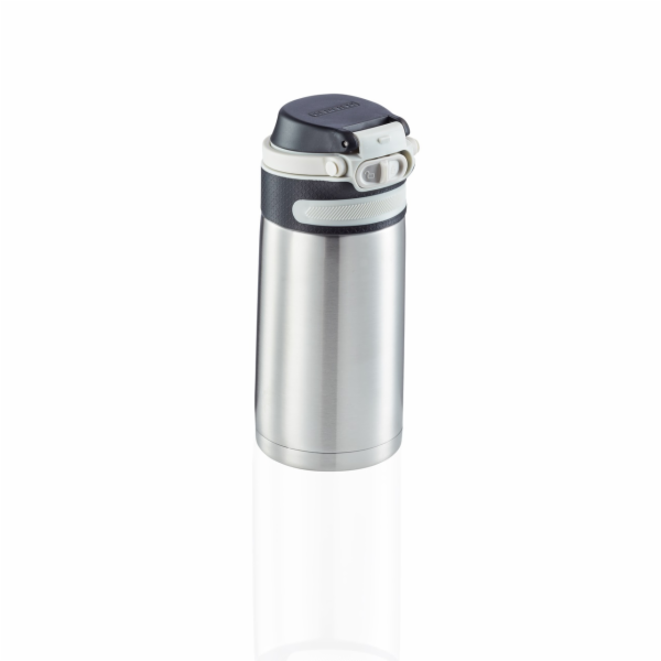 Leifheit 3244 Flip Kubek termiczny 350 ml Srebrny