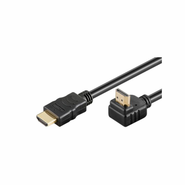 goobay vysokorychlostní kabel HDMI 90° s Ethernetem