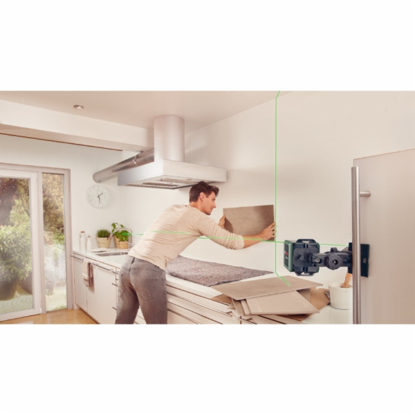 Bosch Quigo Green, Křížový čárový laser se svorkou
