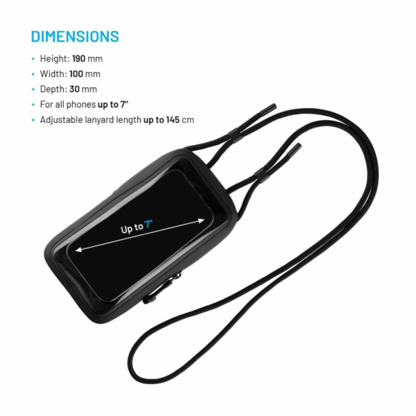 Voděodolné pouzdro na mobilní telefon FIXED Dry Case z hy...