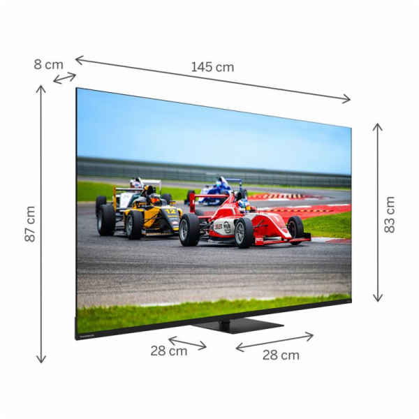 Thomson 65QG7C14 - Google TV 65" QLED Pro, 4K, 144 Hz, 4x...