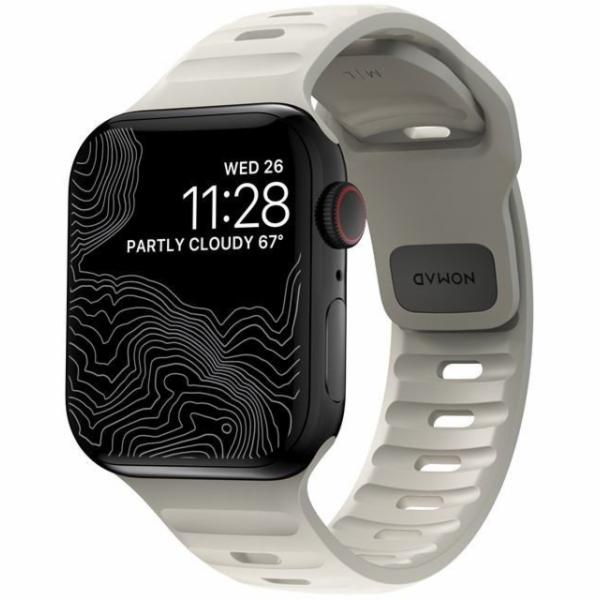 Nomad řemínek Sport Strap pro Apple Watch 44-49mm - Stone