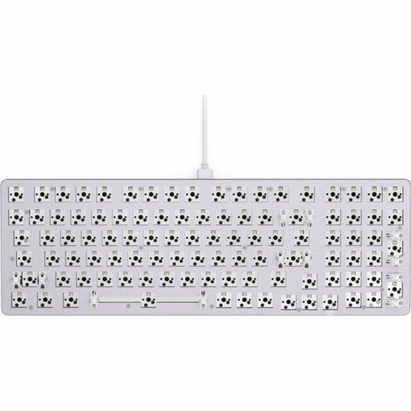 Glorious GMMK 2 klávesnice - Barebone, ANSI-Layout, bílá
