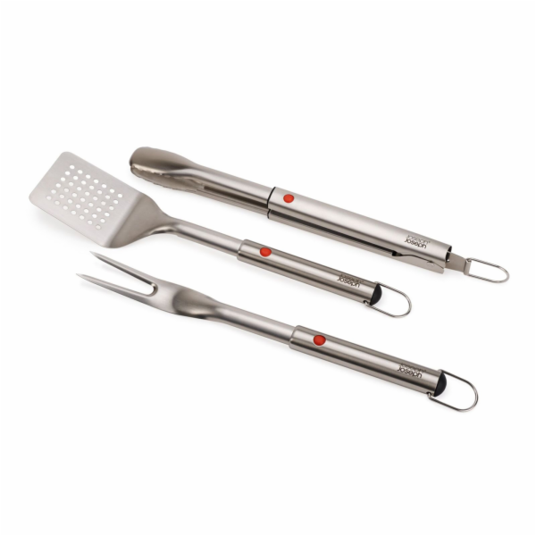 Joseph Joseph GrillOut 3-Piece  SST BBQ Turner, Tongs &am...