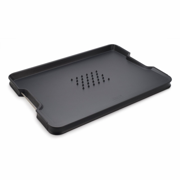 Joseph Joseph Cut&Carve Plus Multi-func.Black Chopping Board