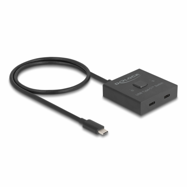 Delock Switch USB 10 Gbps USB Type-C™, 2 na 1, obousměrný...