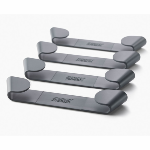 Joseph Joseph CupboardStore 4-er Set Topfdeckelhalter grau
