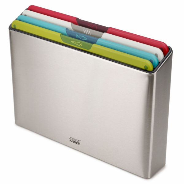 Joseph Joseph Folio Icon Steel 4-teiliges Schneidebrett-Set