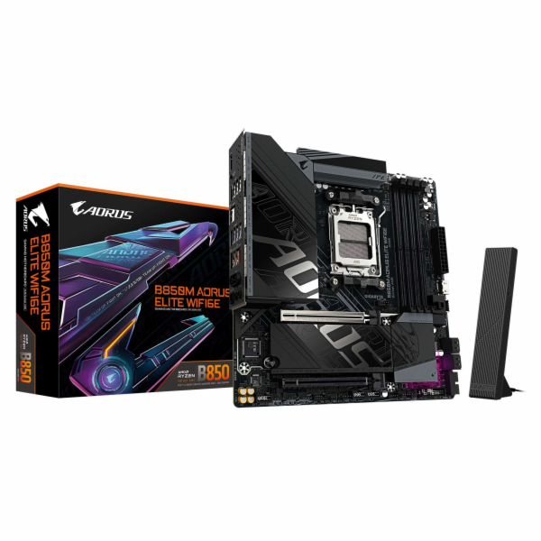 GIGABYTE&nbsp;B850M&nbsp;AORUS&nbsp;ELITE&nbsp;WIFI6E/AM5/mATX