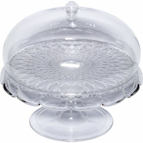 Guzzini VANITY Kuchenplatte mit Fuß und Haube Clear