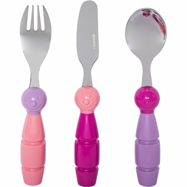 Guzzini BILLO Dreiteiliges Kleinbesteck Assorted colors