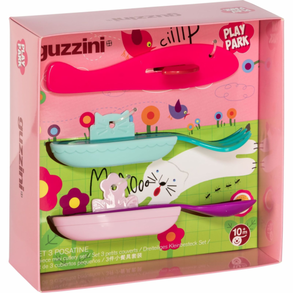 Guzzini PLAYPARK BIMBI 3 Piece Cutlery Set Assorted colors