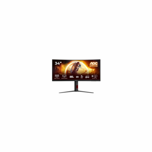 AOC MT 34" CU34G4 - 3440x1440,VA,180Hz,2xHDMI,DP,Pivot,Za...