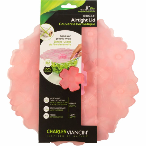 Charles Viancin GERANIUM Lid Silicone 23cm Pink