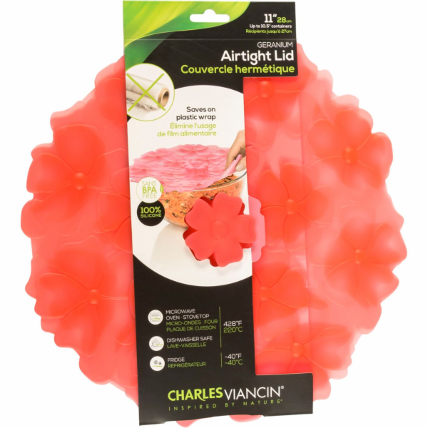 Charles Viancin GERANIUM Lid Silicone 28cm Fuschia