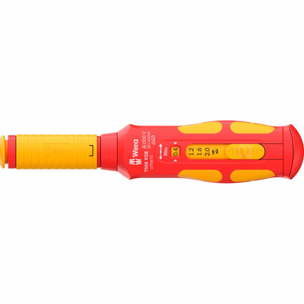 Wera 7508 VDE Kraftform Safe- Torque Speed 0,4-2,0 Nm