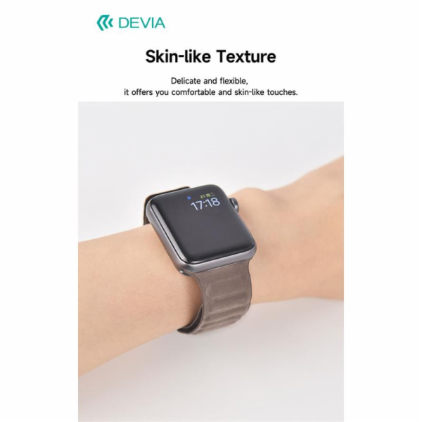 Deví řemínek Deluxe Magnetic Fiber Watch Band 44/45/46mm ...