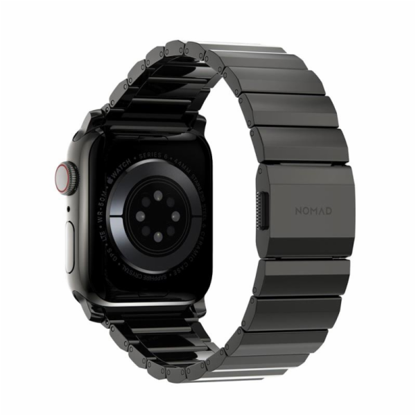 Nomad řemínek pro Apple Watch 44-49 mm - Steel Band/Graph...