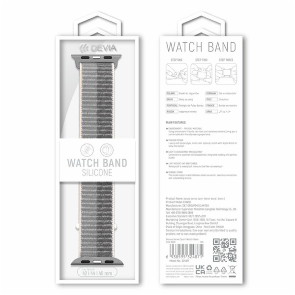 Deví řemínek Nylon Braided Two-Tone Loop pro Apple Watch ...
