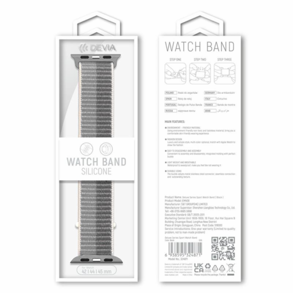 Deví řemínek Nylon Braided Two-Tone Loop pro Apple Watch ...